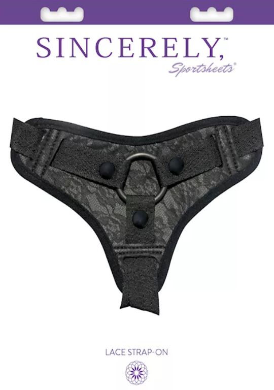 178339 - Midnight Lace Strap On Harness