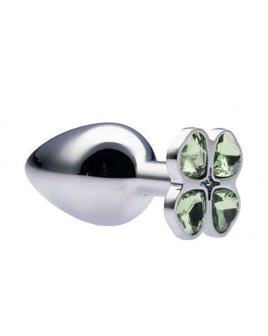 Kinki Range Shamrock Gem Butt Plug - 3.7 Inch
