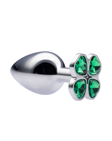 Kinki Range Shamrock Gem Butt Plug - 3.7 Inch