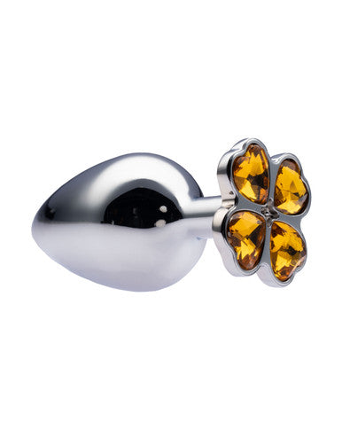 Kinki Range Shamrock Gem Butt Plug - 3.7 Inch