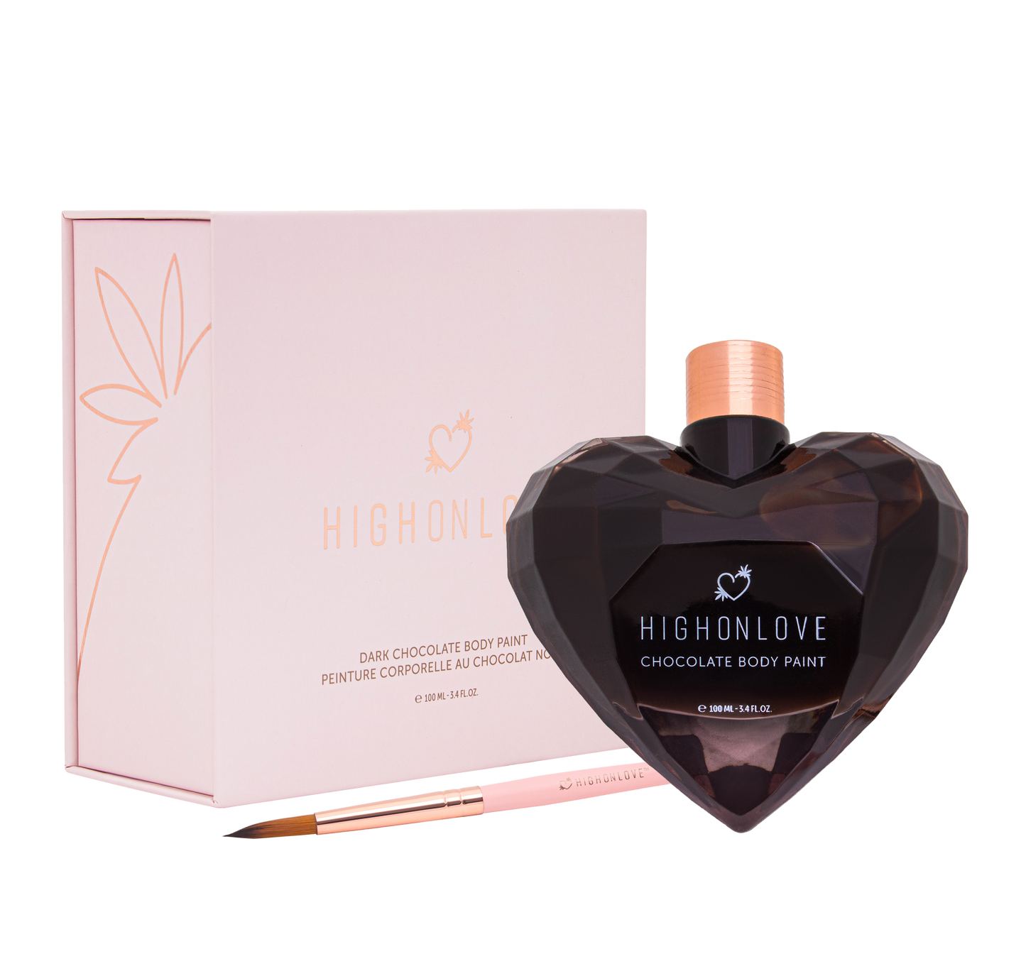 HighOnLove Chocolate Body Paint - Sweeten Every Kiss