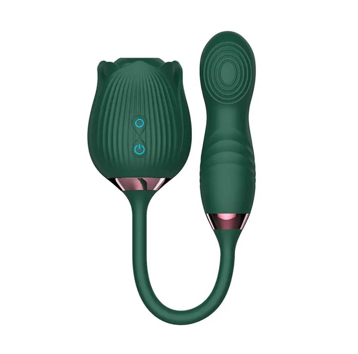 Totally Rose Dual-Action Suction Vibrator
