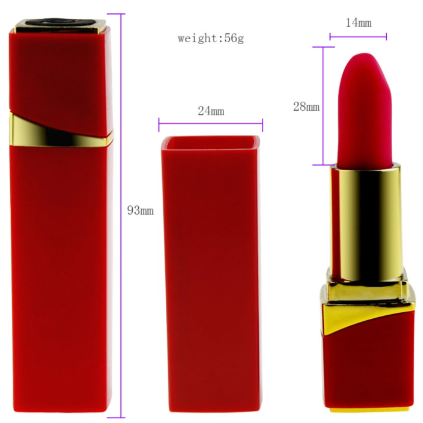 Silicone Lipstick Vibrator