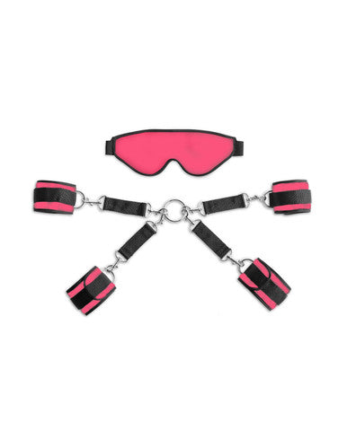 187997 - Bond Deluxe Cuff And Blindfold Kit