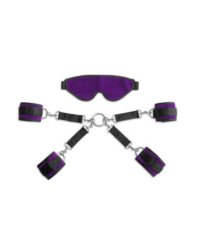 188001 - Bond Deluxe Cuff And Blindfold Kit