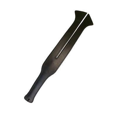221629 - Bound X Two Pronged Aztec Tawse Leather Paddle