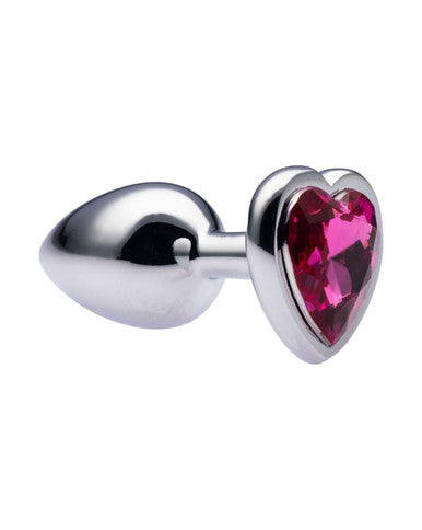 Kinki Range Alloy Love Heart Gemmed Butt Plug 2.7