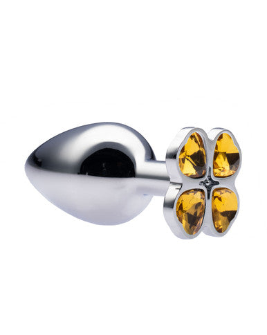 Kinki Range Shamrock Gem Butt Plug - 3.7 Inch