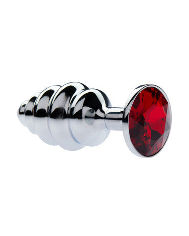 231635 - Kinki Range Alloy Gemmed Butt Plug - 2.9 Inch
