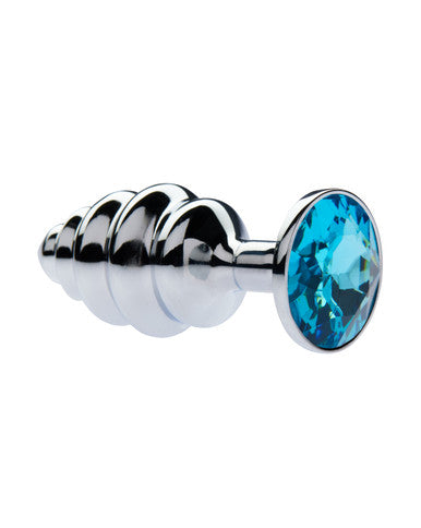 231636 - Kinki Range Alloy Gemmed Butt Plug - 2.9 Inch