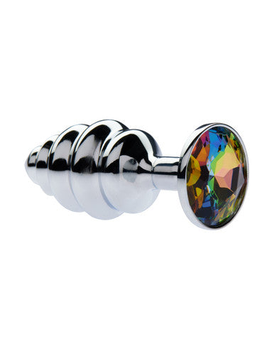 231644 - Kinki Range Alloy Gemmed Butt Plug - 2.9 Inch