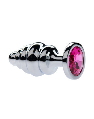 231647 - Kinki Range Alloy Gemmed Butt Plug - 3.2 Inch