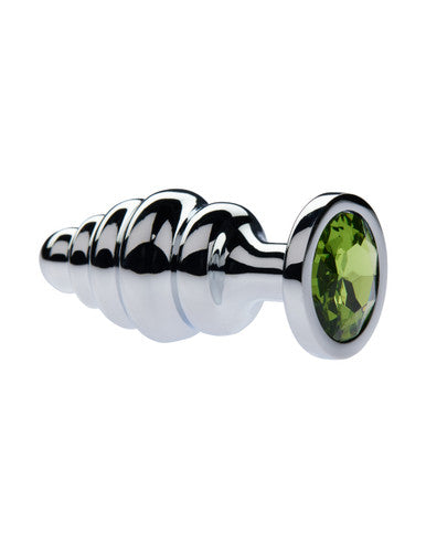 231653 - Kinki Range Alloy Gemmed Butt Plug - 3.2 Inch