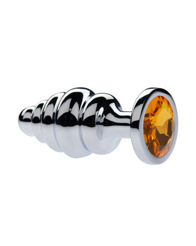 231658 - Kinki Range Alloy Gemmed Butt Plug - 3.2 Inch