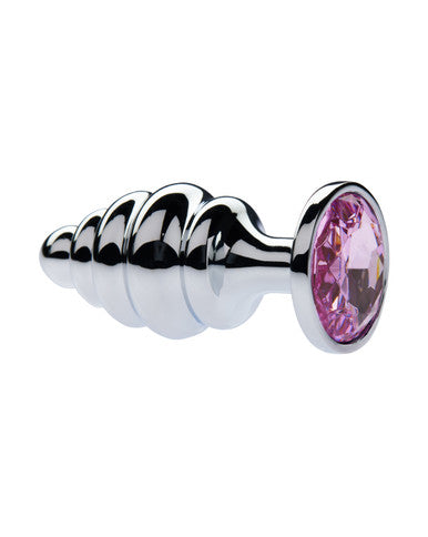 231659 - Kinki Range Alloy Gemmed Butt Plug - 3.7 Inch