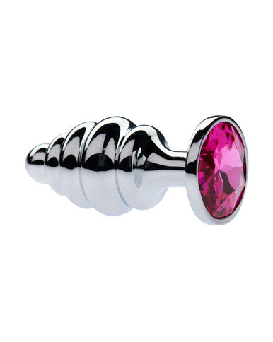 231660 - Kinki Range Alloy Gemmed Butt Plug - 3.7 Inch