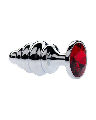 231661 - Kinki Range Alloy Gemmed Butt Plug - 3.7 Inch