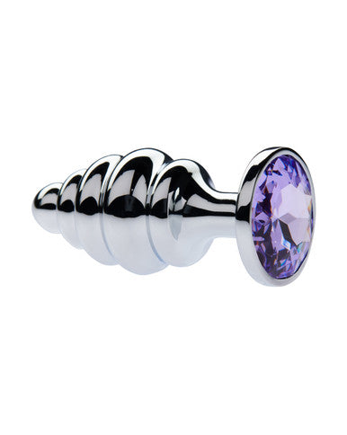 231664 - Kinki Range Alloy Gemmed Butt Plug - 3.7 Inch