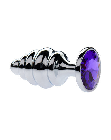 231665 - Kinki Range Alloy Gemmed Butt Plug - 3.7 Inch