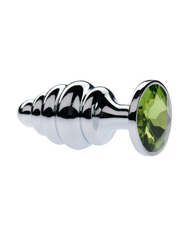 231666 - Kinki Range Alloy Gemmed Butt Plug - 3.7 Inch