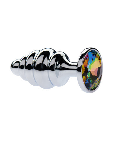 231670 - Kinki Range Alloy Gemmed Butt Plug - 3.7 Inch