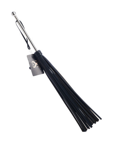 244898 - Bound X Saddle Leather Flogger With Metal Handle