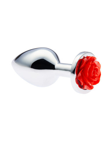 246718 - Kinki Range Metal Rose Butt Plug - 3.2 Inch