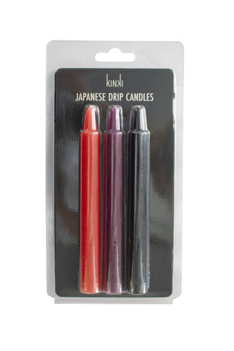 Kinki Japanese Drip Candles Medium 3 Pack
