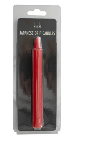 261494 - Kinki Japanese Drip Candles - Medium - Red