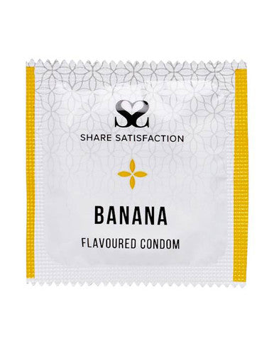 269821 - Share Satisfaction Banana Flavoured Condom Single