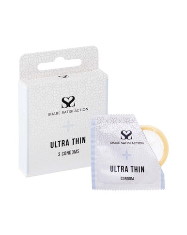 269823 - Share Satisfaction Ultra Thin Condom 3 Pack