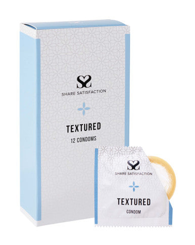 269834 - Share Satisfaction Textured Condoms 12 Pack