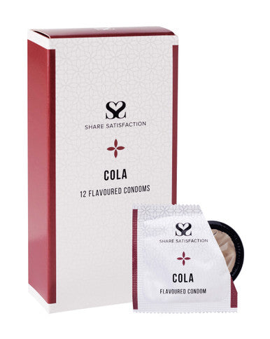 269840 - Share Satisfaction Cola Flavoured Condoms 12 Pack
