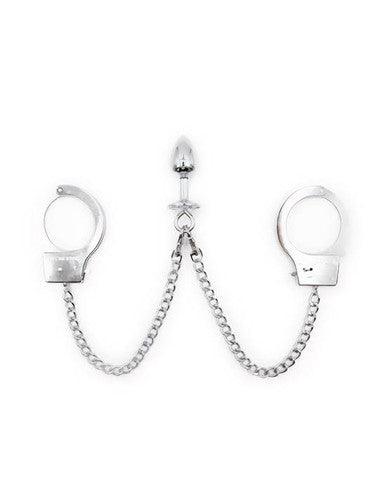 281376 - Kinki Metal Handcuffs with Butt Plug