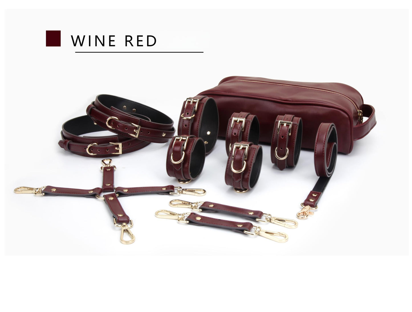Luxury Vegan Leather Restraint Collection
