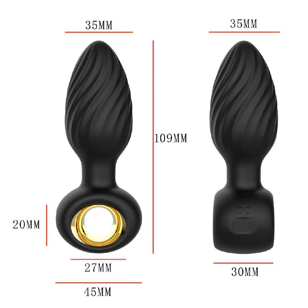 Luxury Remote Controlled Anal Vibrator – Rechargeable