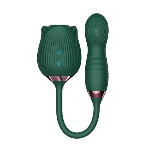 Totally Rose Dual-Action Suction Vibrator