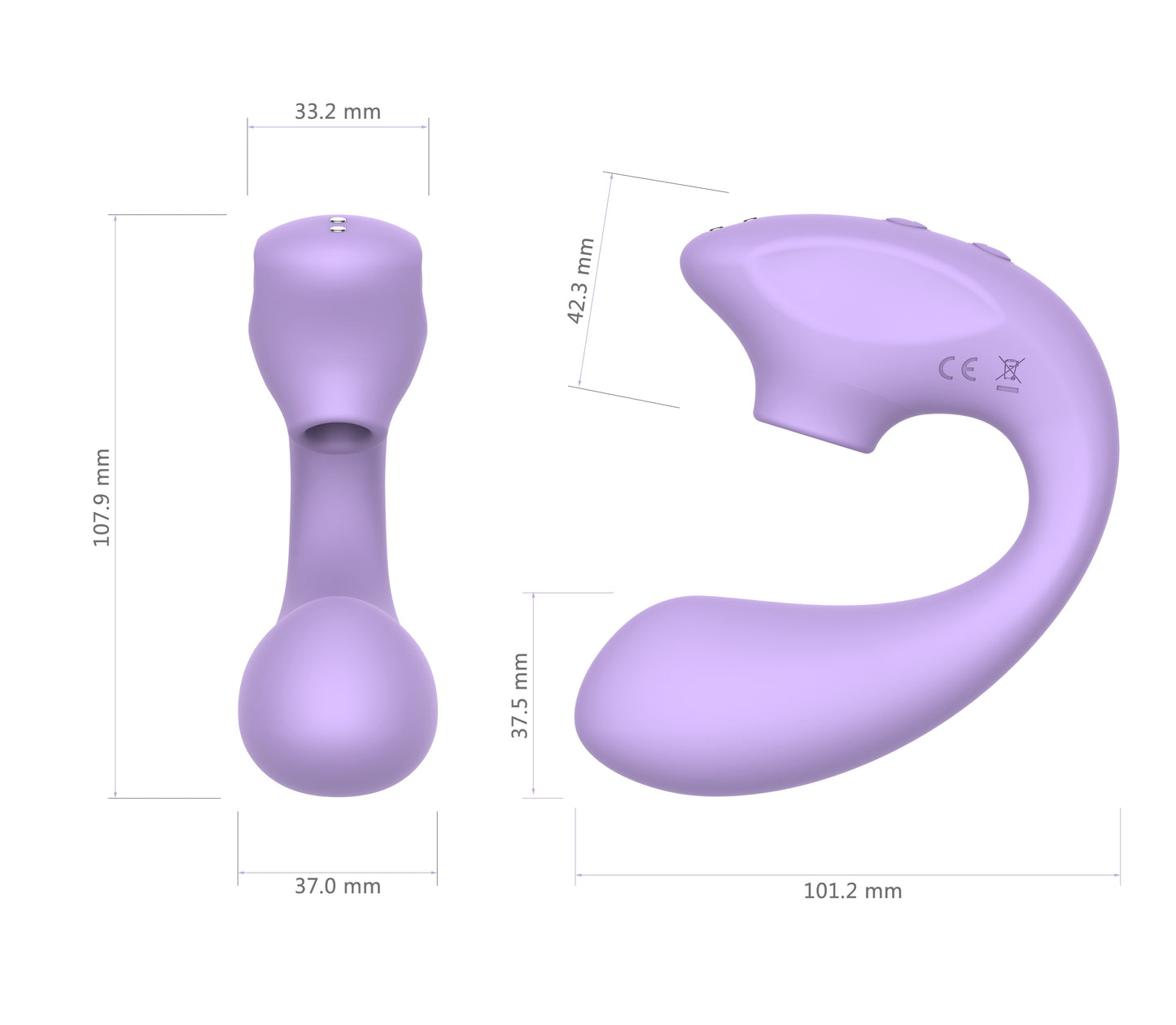Jaya Premium Clitoral Suction Vibrator – Rechargeable