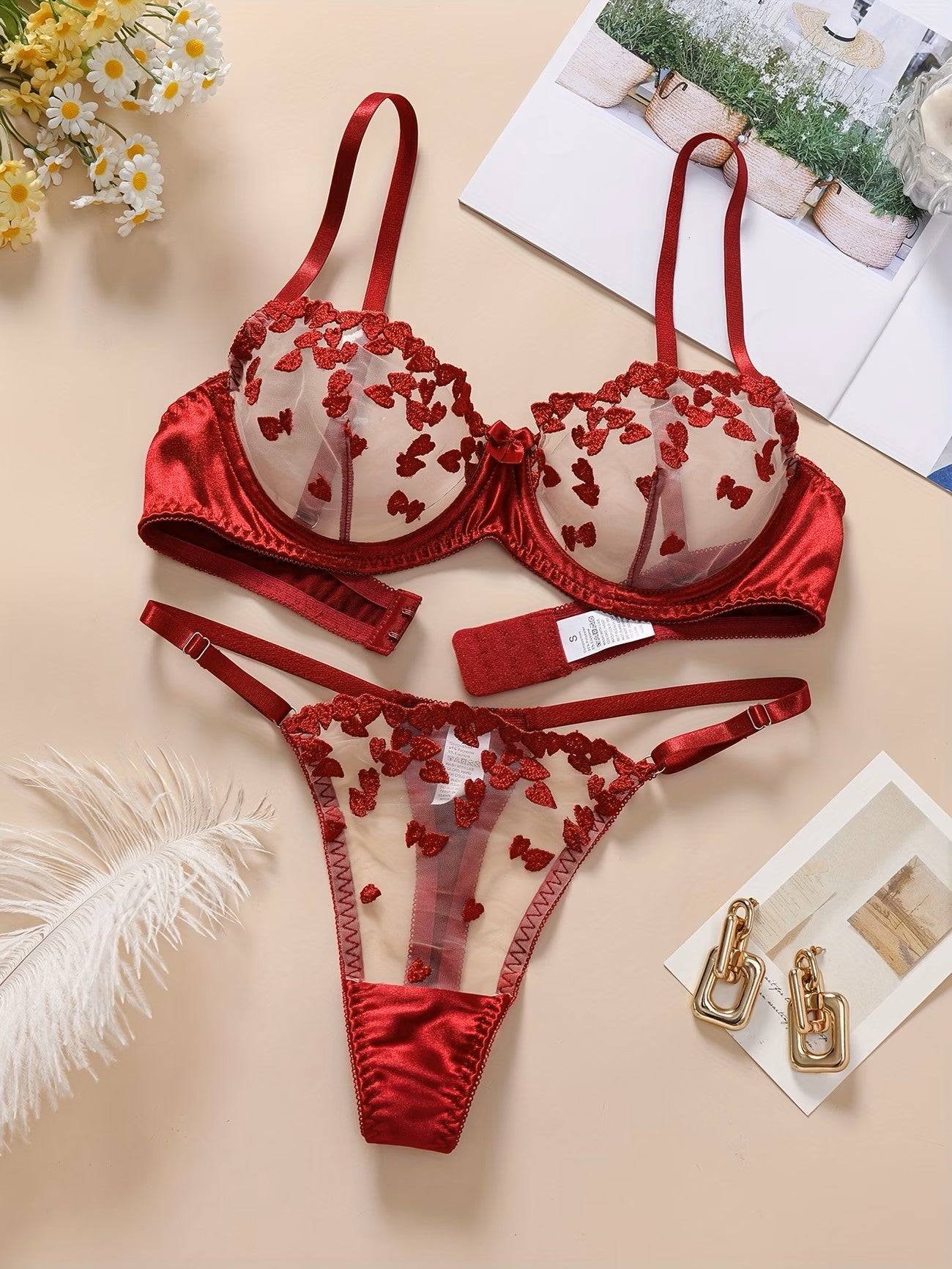 Totally Hearts Lingerie Set