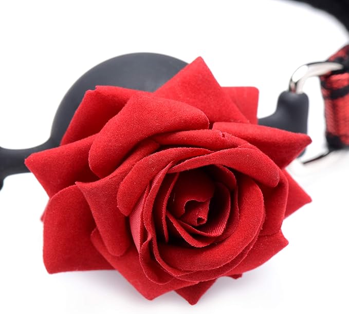 Totally Regal Rose Gag – Adjustable, Breathable & Stylish