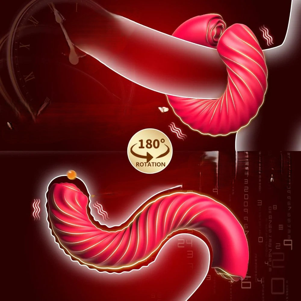 Twisting 3-in-1 Vibrating Cock Ring