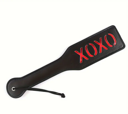 Totally Pleasure XOXO Leather Paddle